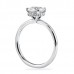 1.25ct Round Diamond Solitaire Engagement Ring side