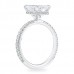 2.01 Carat Radiant Cut Diamond Signature Wrap Engagement Ring profile