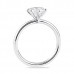 1.50ct Round Diamond Platinum Six-Prong Engagement Ring side