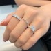 2.42 ct Princess Cut Lab Diamond Engagement Ring lifestyle