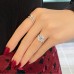 3.02 carat Emerald Cut Lab Diamond Three-Stone Ring lifestyle