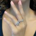 4.23 carat Round Lab Diamond Six Prong Engagement Ring lifestyle