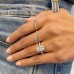3.24 carat Lab Radiant Cut Diamond Engagement Ring lifestyle