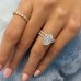 3.75 carat Antique Oval Lab Diamond Compass Set Engagement Ring lifestyle