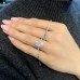 5.05 carat Cushion Cut Lab Diamond Three-Row Engagement Ring lifestyle