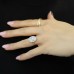 3.71 carat Oval Lab Diamond Halo Ring lifestyle