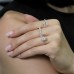 2.08 carat Cushion Cut Lab Diamond Signature Wrap Ring lifestyle