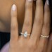 1.54ct Pear Shape Two-Tone Signature Wrap Engagement Ring lifestyle
