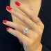 5.01 carat Asscher Cut Diamond Engagement Ring lifestyle
