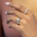 1.61 carat Cushion Diamond Braided-Band Engagement Ring lifestyle