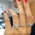 .80 carat Pear Shape Diamond Double Edge Halo Engagement Ring lifestyle