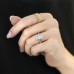 3.81 carat Radiant Cut Lab Diamond Bezel Set Ring lifestyle
