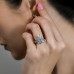 7.33 Carat Pear Shape Lab Diamond Solitaire Ring lifestyle