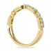 .50 ct Diamond Yellow Gold Wedding Band Ring side
