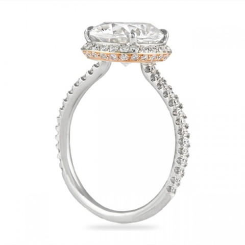 HIDDEN HALO RING LAUREN B