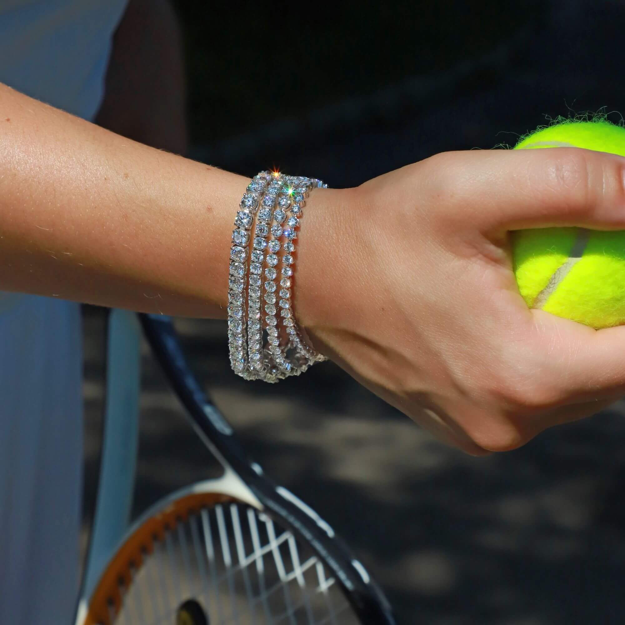Diamond Tennis Bracelets.