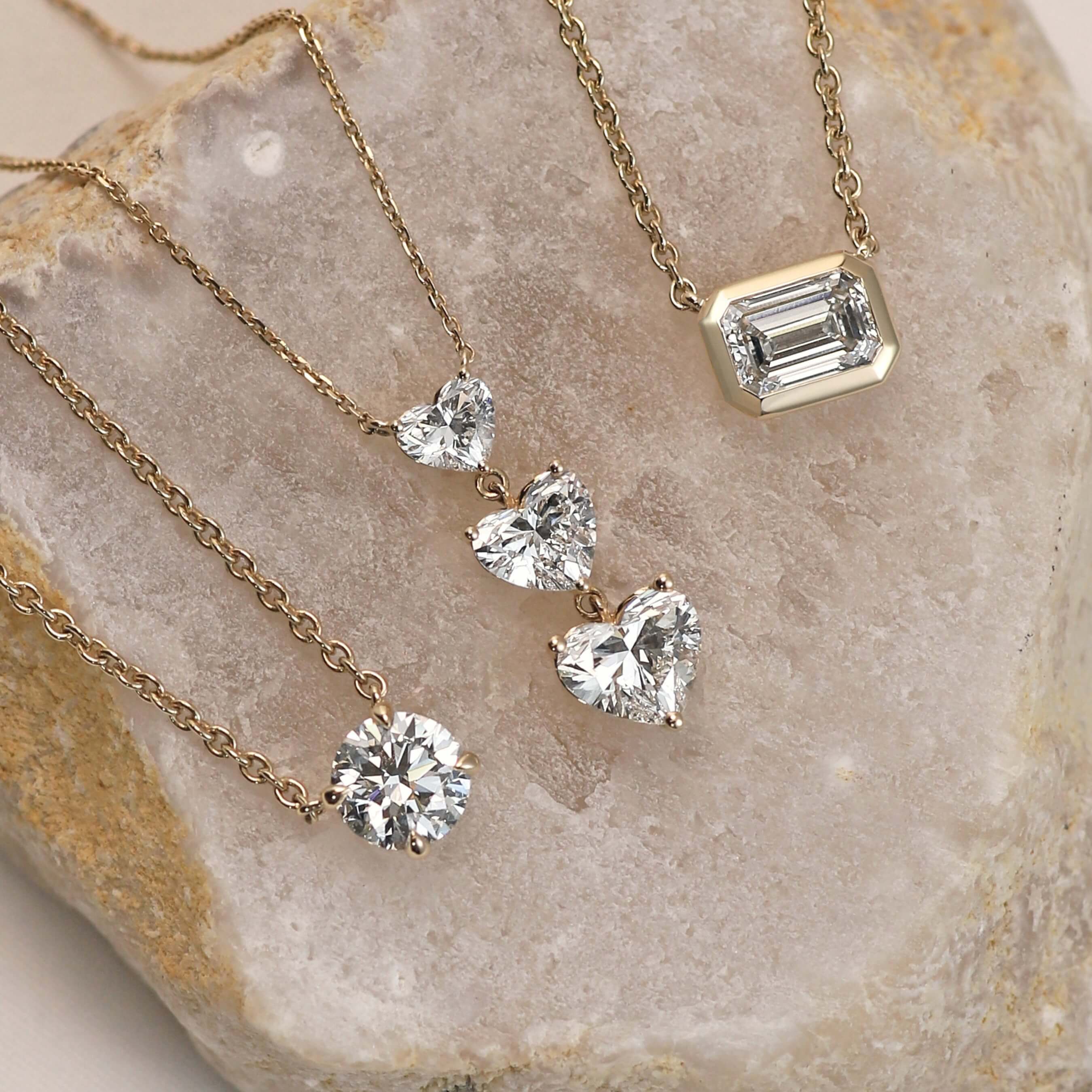 Fine Jewelry Pendants Display.