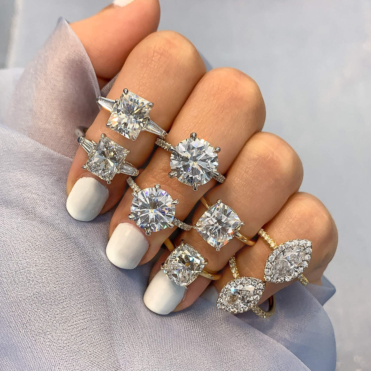 I1 clarity, G-I color Jewelry Adviser Rings 14k Diamond Ring Diamond quality AA