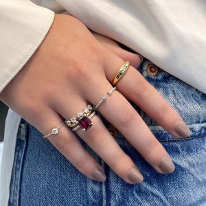 A Diamond on Every Finger: How to Stack Your Diamond Rings